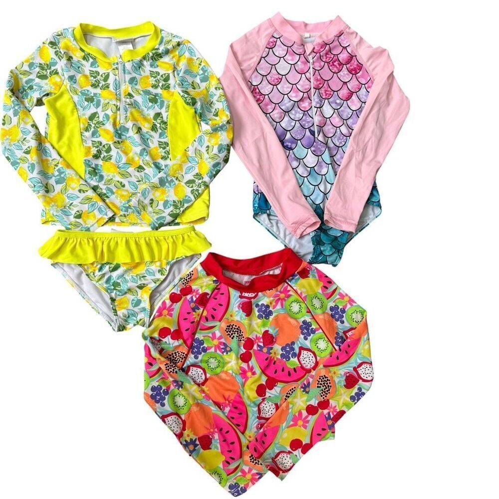Set of 3 girls swimming suits Penelope Mack, Nicole Miller New York size 6X